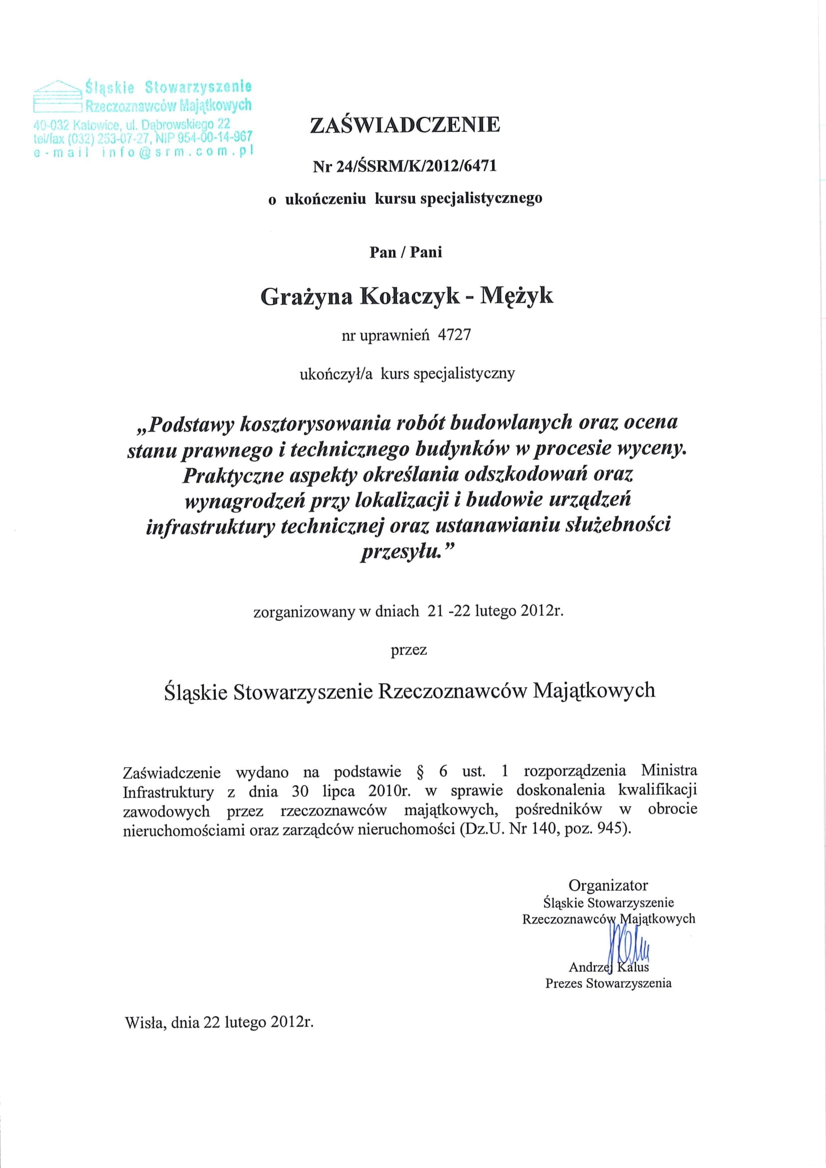 Podstawy kosztorysowania robót budowlanych oraz ocena stanu prawnego i technicznego budynków w procesie wyceny.