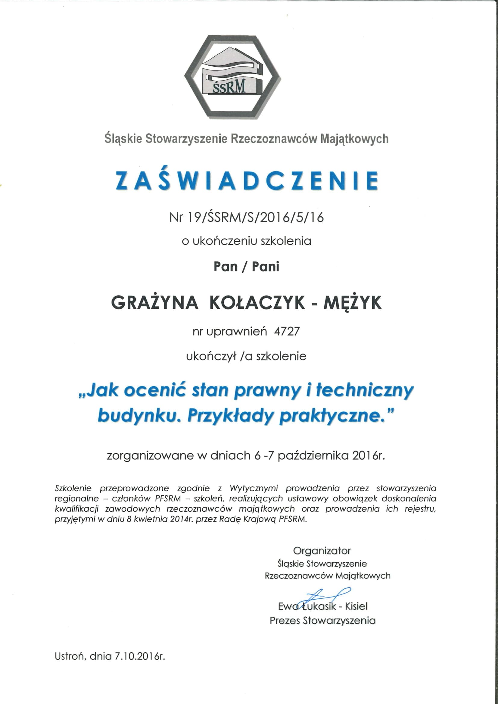 Zaświadczenie jak ocenić stan prawny i techniczny budynku.